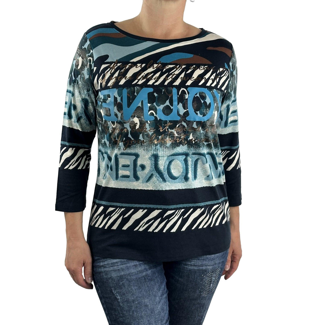 Shirt mit Alloverprint. Mode von Betty Barclay