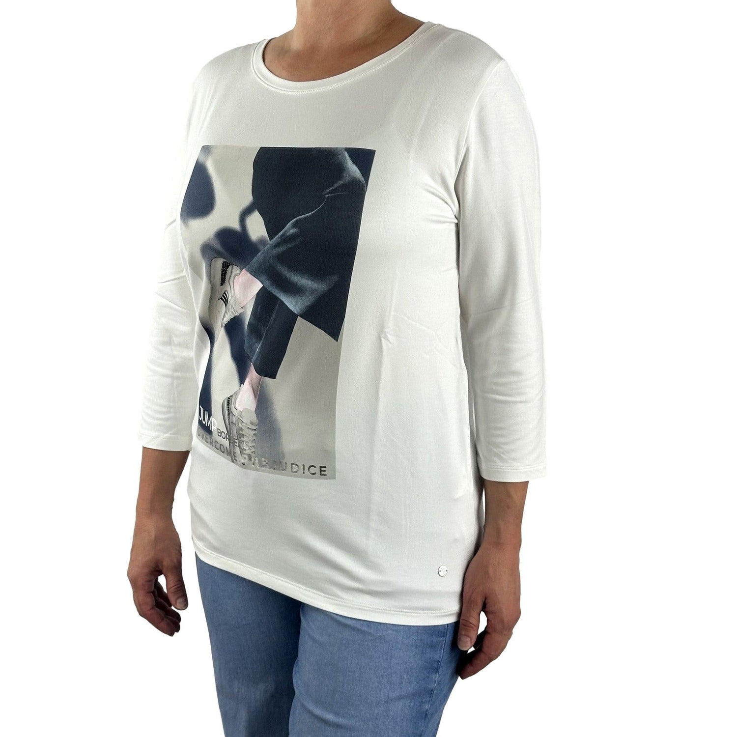 Shirt mit Front-Print. Mode von Monari