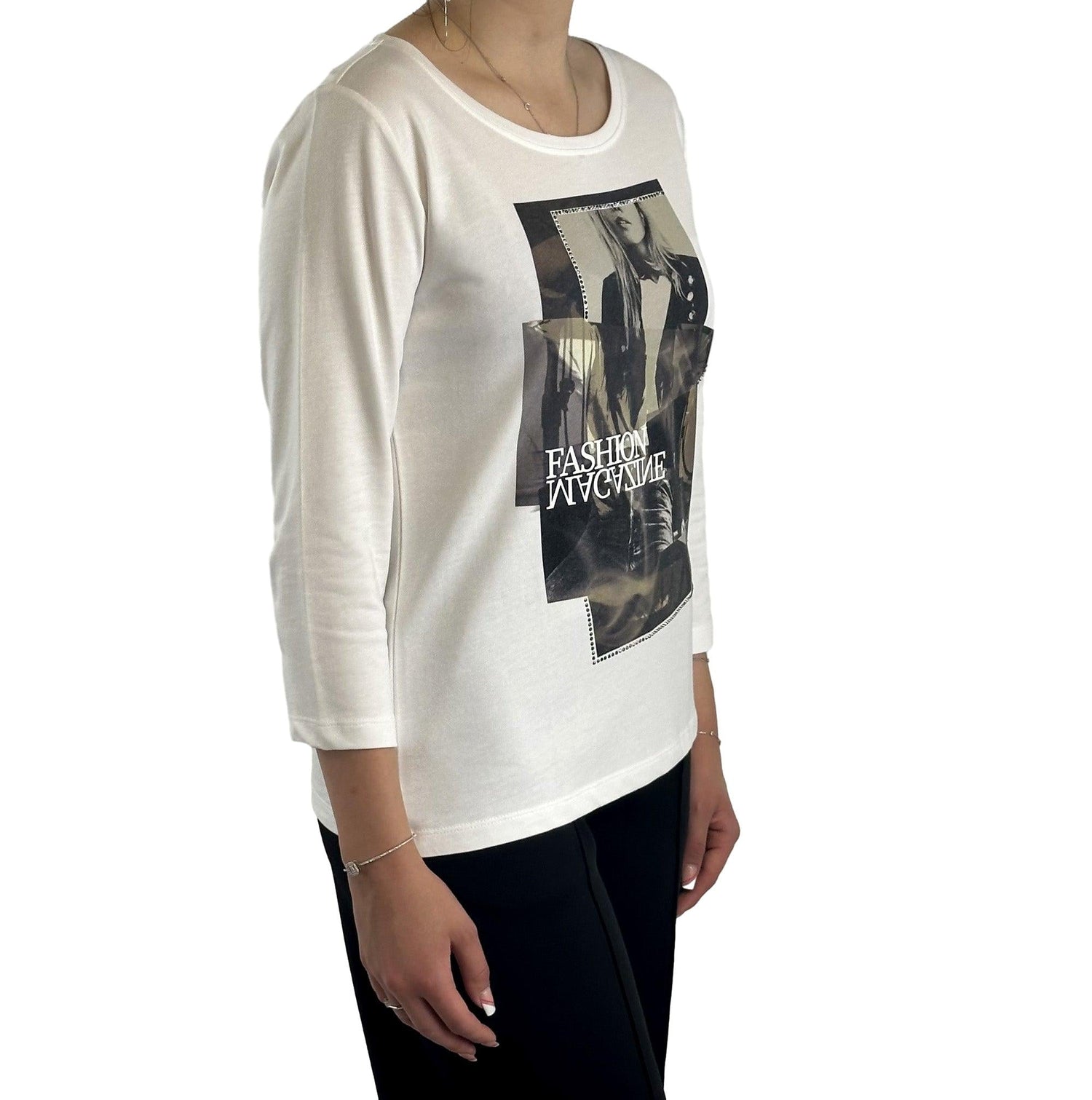 Shirt mit Print. Mode von Monari