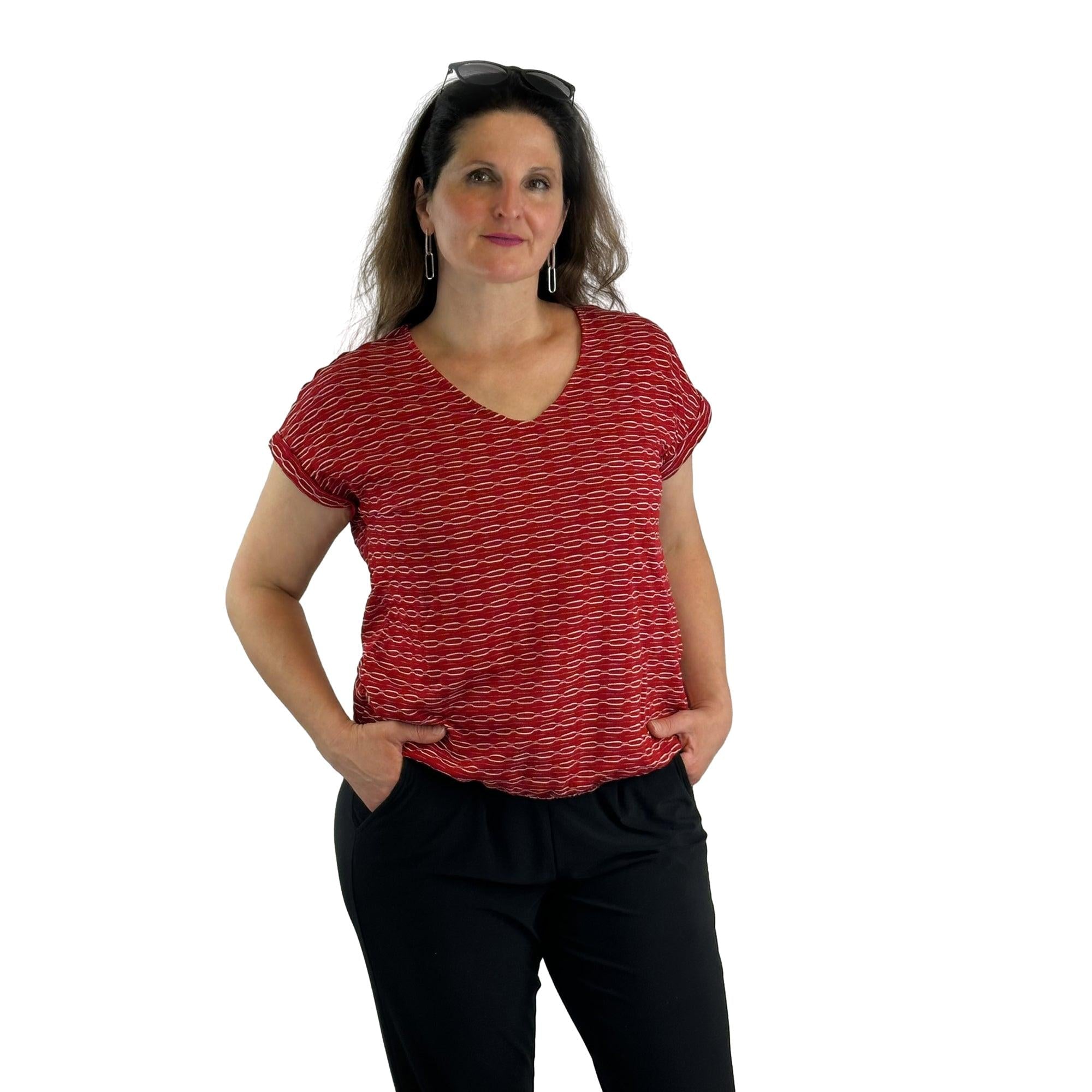 Shirt mit V-Ausschnitt. Mode von Betty &amp; Co. Seidel Moden Onlineshop