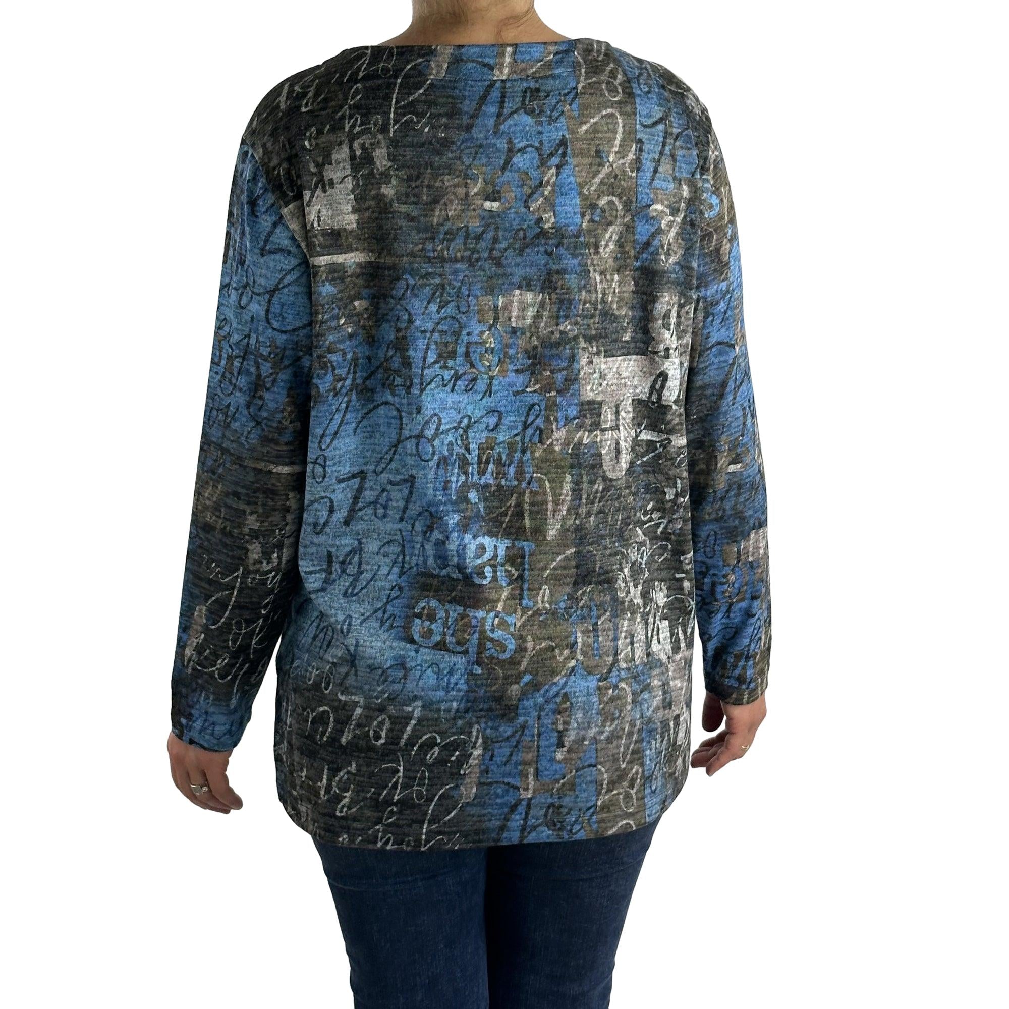 Sweatshirt mit Allover-Print. Mode von Doris Streich