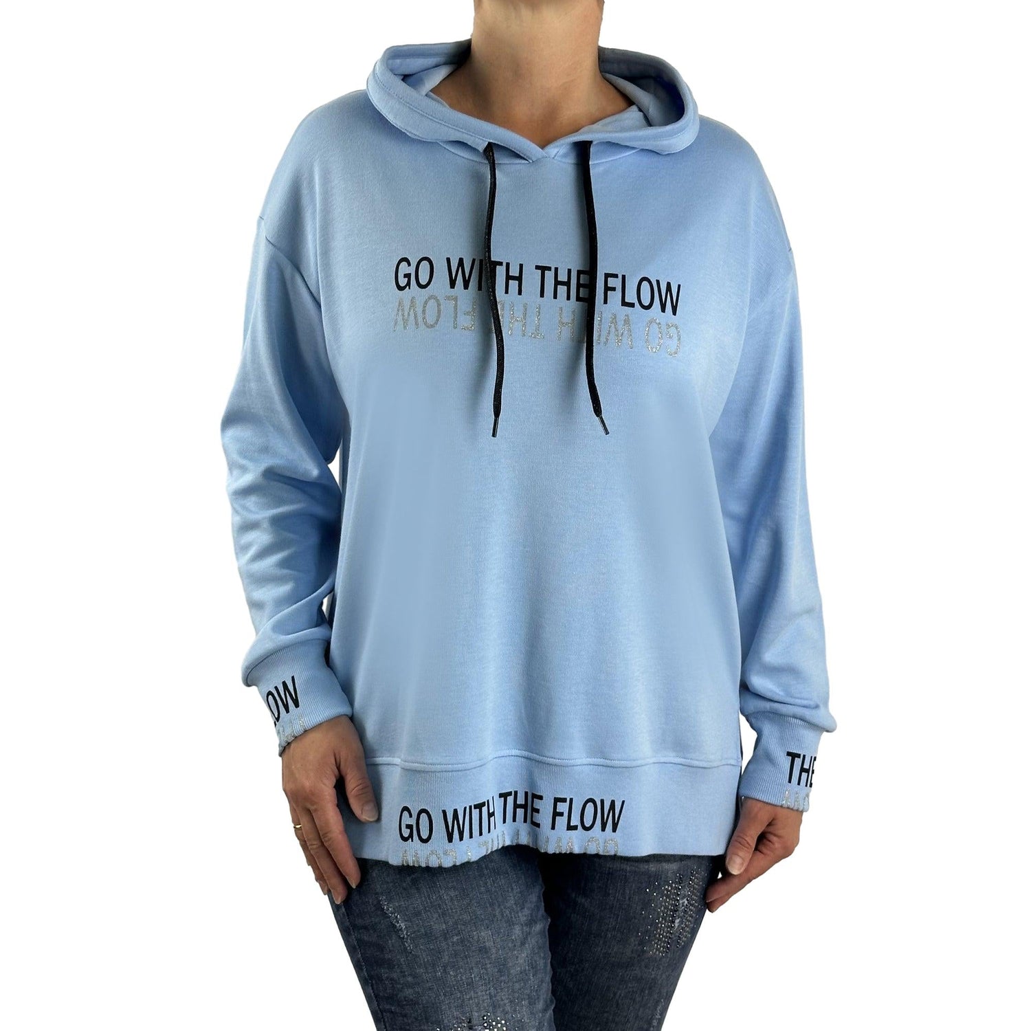 Sweatshirt mit Schriftzug. Mode von Doris Streich