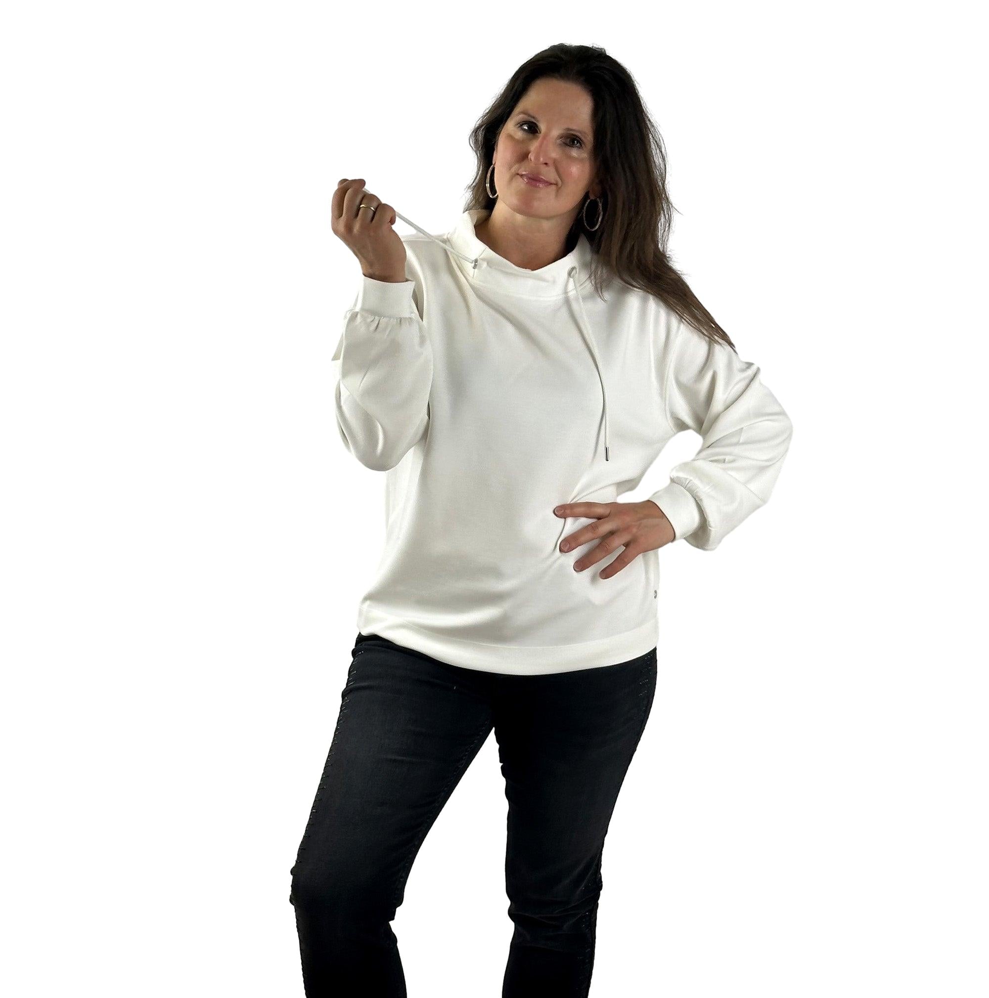 Sweatshirt mit Tunnelzug. Mode von Monari