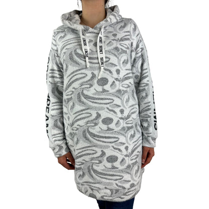 Langes Sweatshirt mit Print. Mode von Top Secret