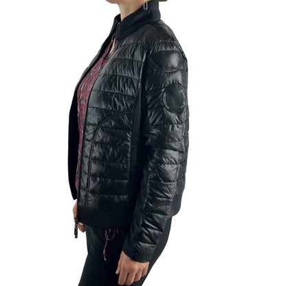 Übergangsjacke mit Materialmix. Mode von Monari