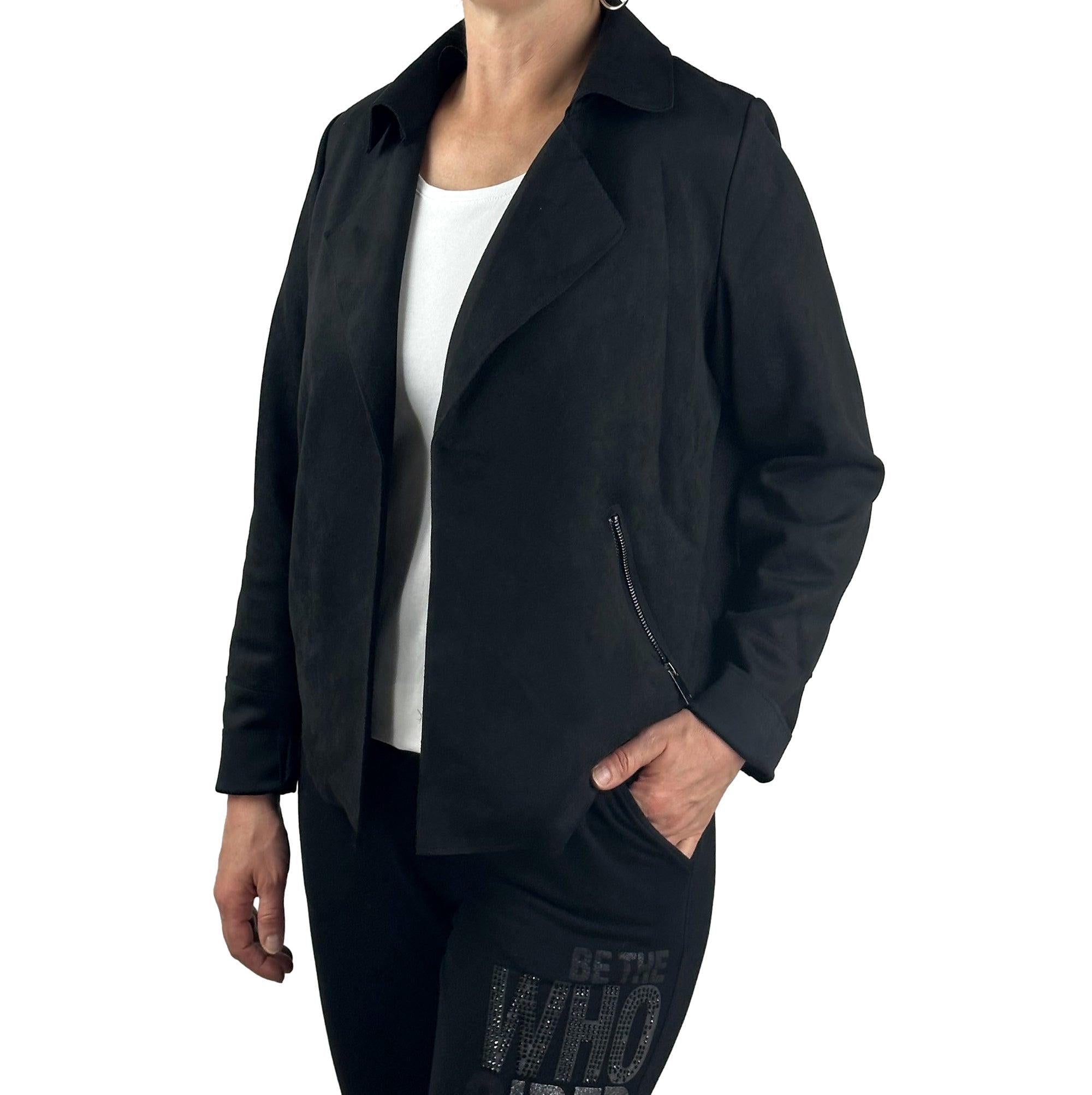 Lederimitat Blazer. Mode von Via Appia. Seidel Moden Onlineshop